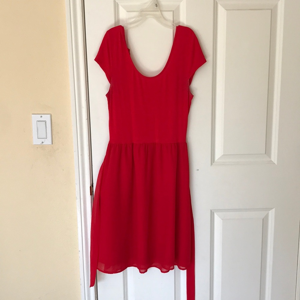 Red dress